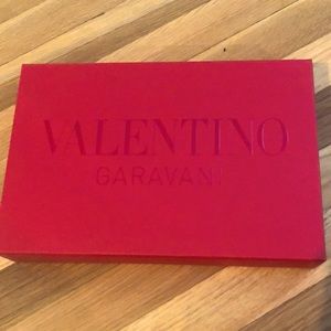 Valentino medium rockstar leather envelope pouch